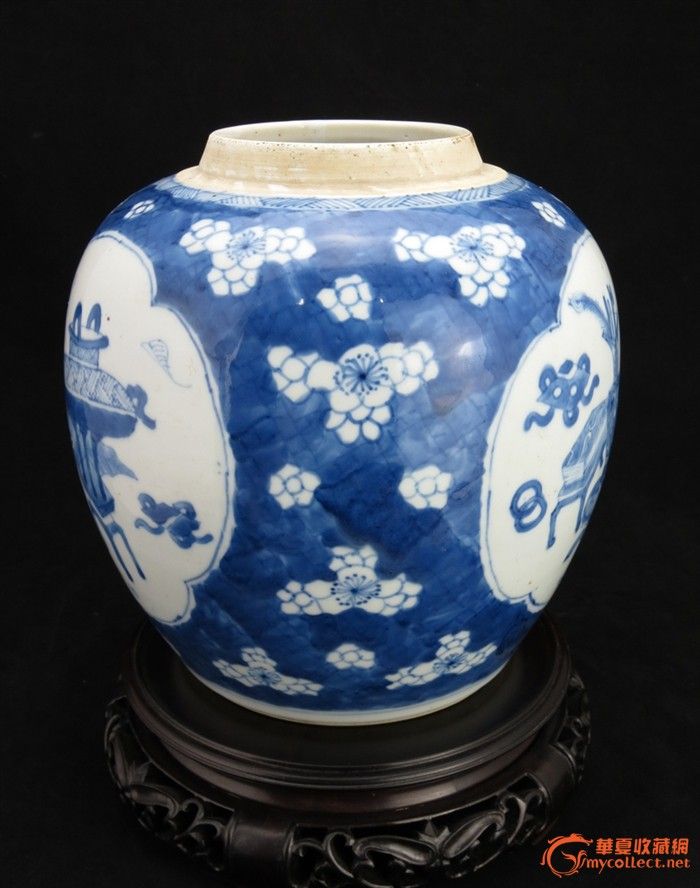 康熙 冰梅开窗博古 大罐_康熙 冰梅开窗博古 大罐价格_买卖_交易_行情_拍卖_康熙 冰梅开窗博古 大罐图片_明清_华夏古玩城_华夏收藏网 cang.com