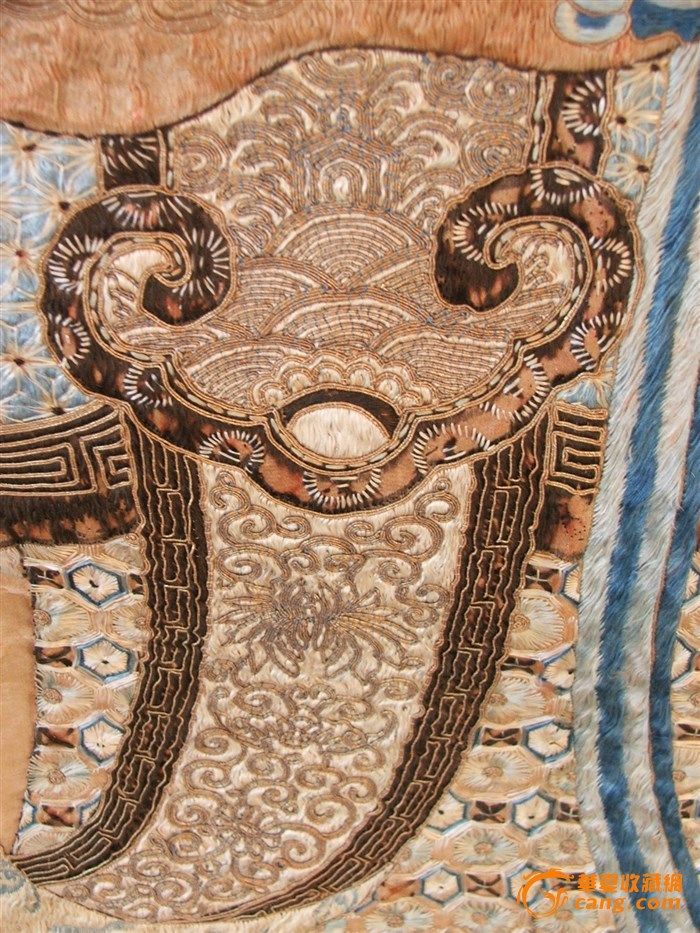 清代时期 革丝麻姑献寿图大挂幔 巨大230厘米