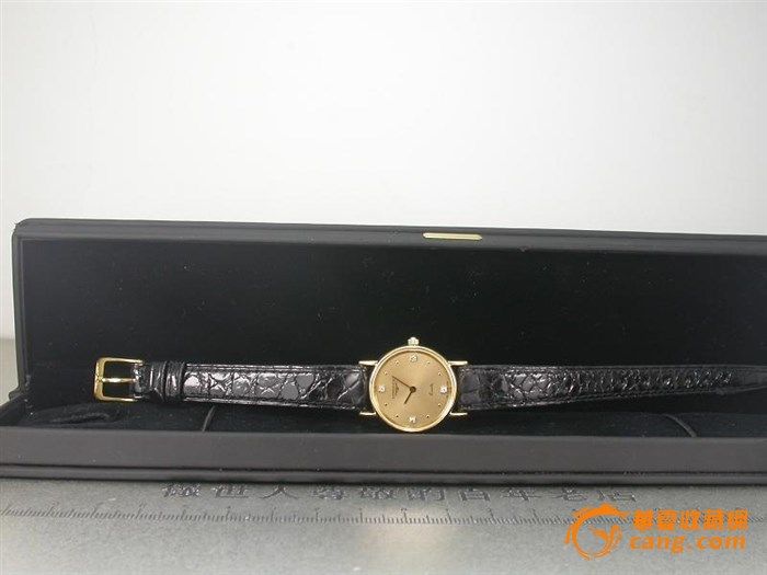 传家<em>金表</em>行 200074 <em>浪琴</em>18K金镶钻金盘低调石