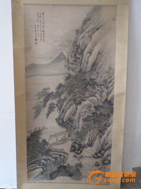 周笠山水画