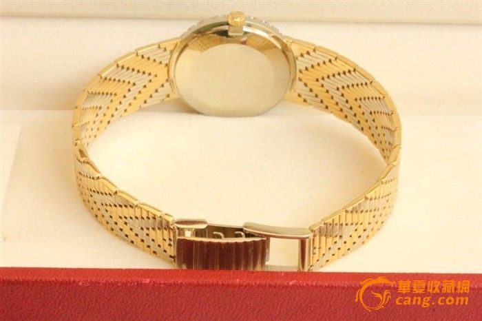 <em>欧米茄DeVille</em>碟飞18K金镶钻机械<em>女表</em>腕表付原