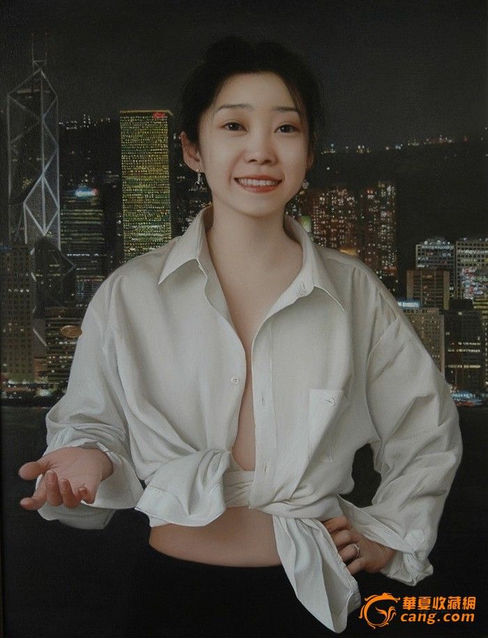 <em>中央美院</em>研究生毕业并留校任教<em>美女</em>画家路昊原