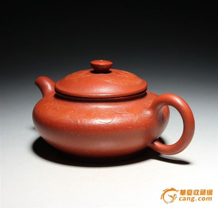 宜兴紫砂壶 早期老朱泥 张<em>丽妹</em> 水扁壶 回流老壶