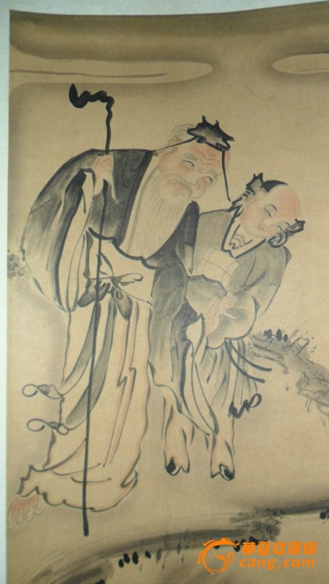 华夏书画城 书画 古代 (清代)佚名《寿星》