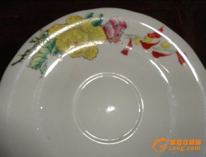 工厂风景花卉盘子一共6个.画工一流