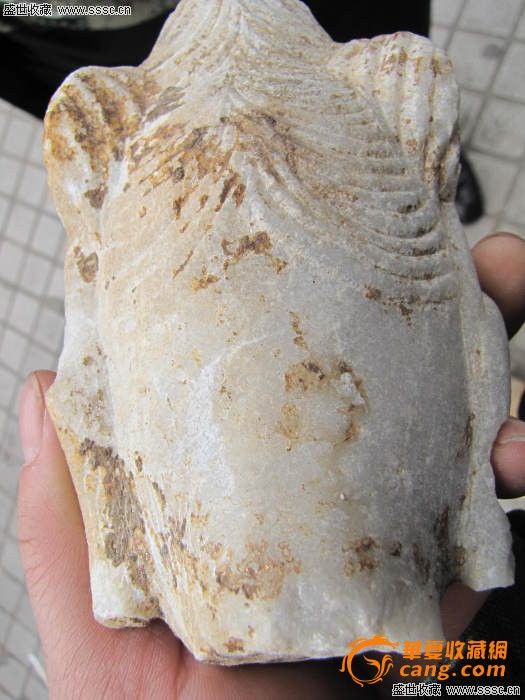 北魏汉白玉佛头_北魏汉白玉佛头价格_买卖_交