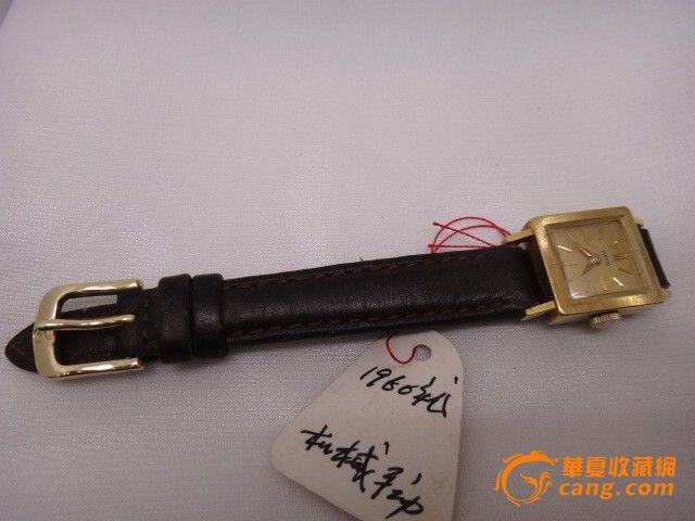 1960年代18K实黄金<em>TUDOR帝陀</em>方型<em>女款机械</em>