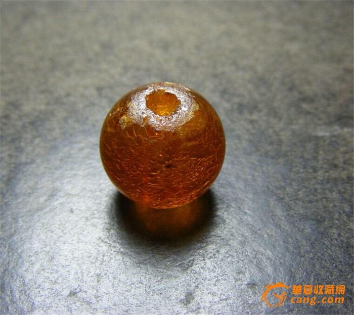 档次高生坑出土的清代.老金珀琥珀带灰皮大圆朝珠(不议价出)