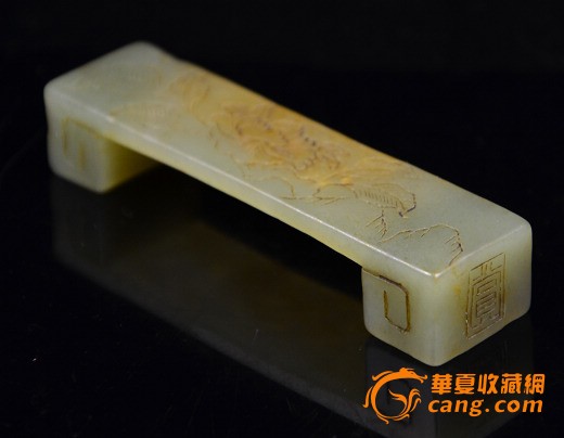 和田玉老坑籽料【书卷镇纸】-图1