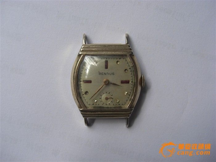 Benrus贝罗司10K镀金古董手表_Benrus贝罗司