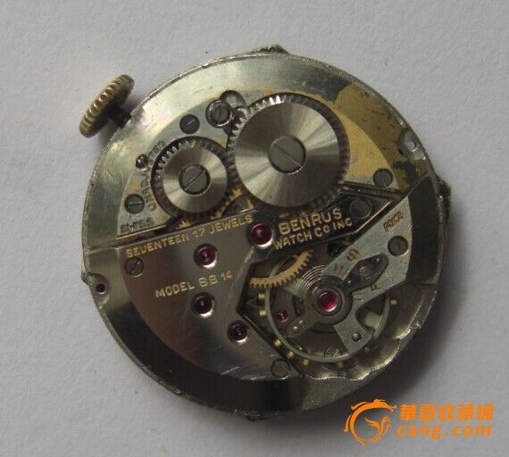 Benrus贝罗司10K镀金古董手表_Benrus贝罗司