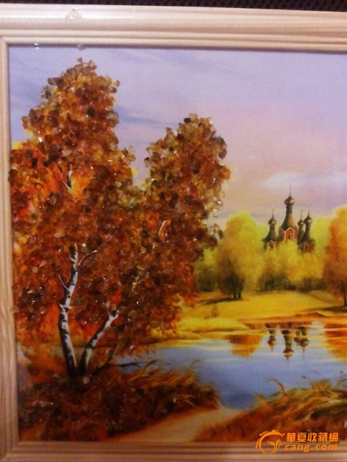 波罗的海纯天然琥珀画_波罗的海纯天然琥珀画