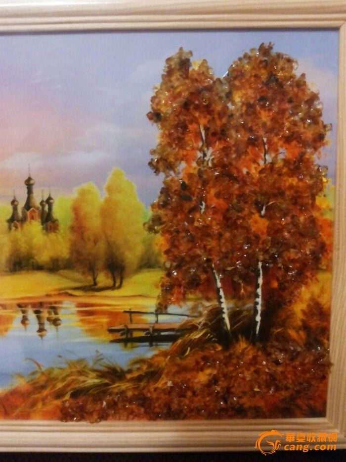 波罗的海纯天然琥珀画_波罗的海纯天然琥珀画