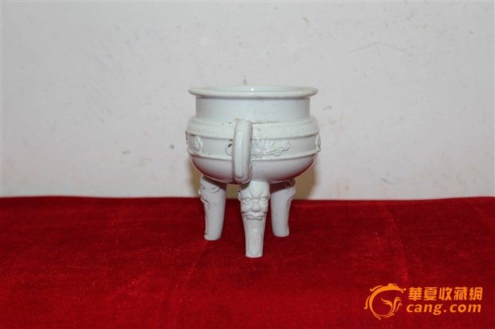 清代德化窑白瓷造型漂亮林捷隆款炉1299元包