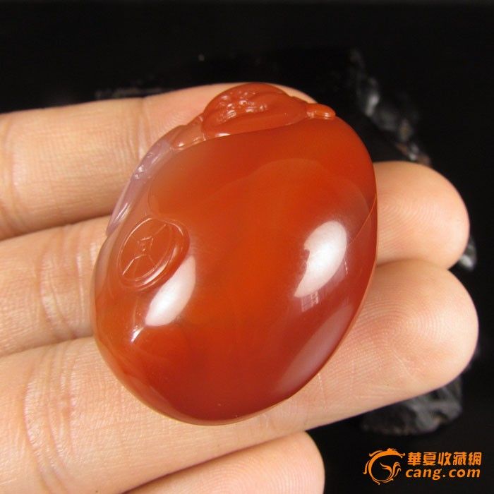 品南红玛瑙保山南红玛瑙宝山料弥勒佛DB44_