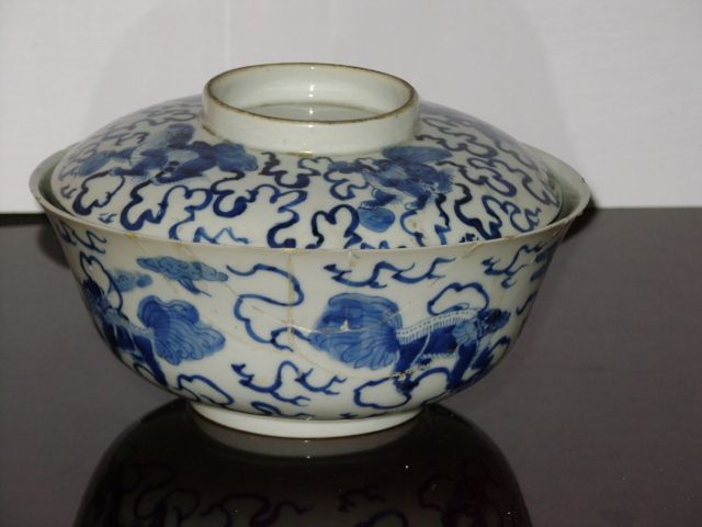 康熙翠毛蓝大碗