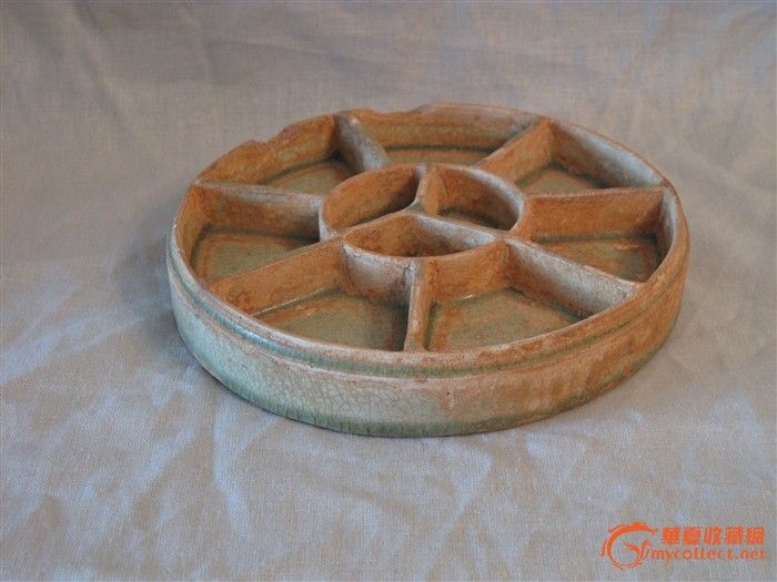 唐代洪州窑奔驰标七星盘