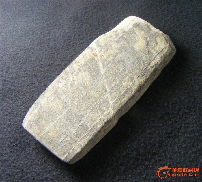高古之物 良渚文化.老灰质大长石锛(包老完整)