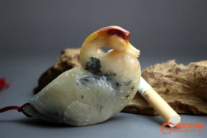 荷花轩·精品〓寿山石鹅把件_〓荷花轩·精品