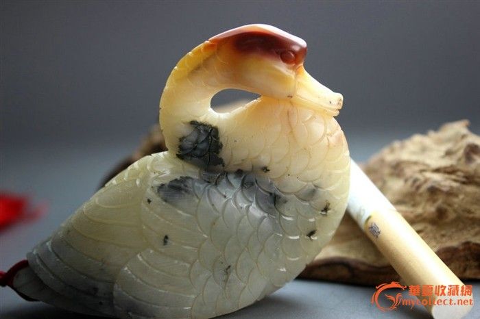 荷花轩·精品〓寿山石鹅把件_〓荷花轩·精品