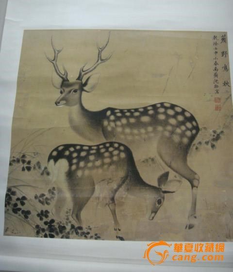 周金松鹤图,郎世宁松鹤图,任伯年松鹤图_大山谷图库