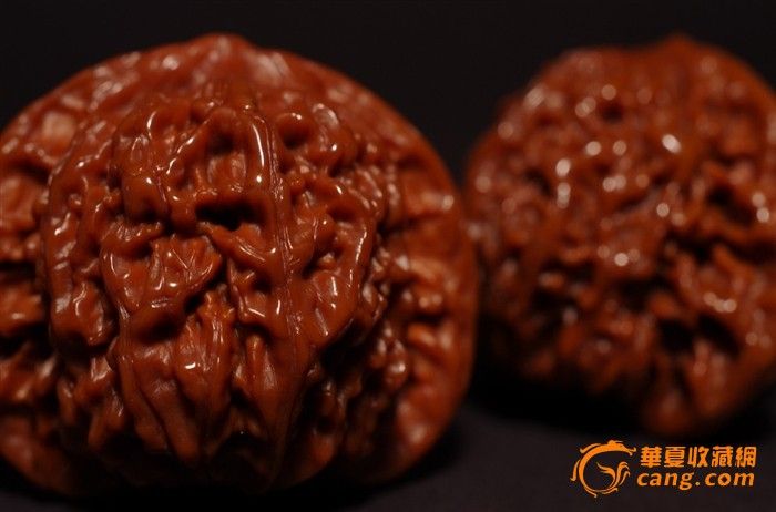 老盘龙纹 狮子头核桃 ——文玩精品