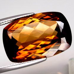 26.7ct100%天然平面切工帝王黄托帕石/topaz