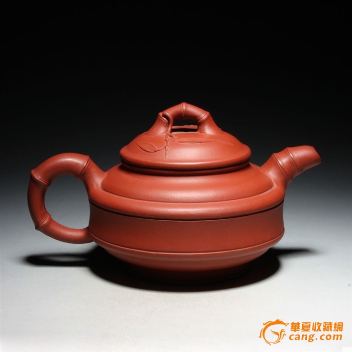 宜興紫砂茶壺 季益順 竹鼓壺 一廠茶壺 320cc