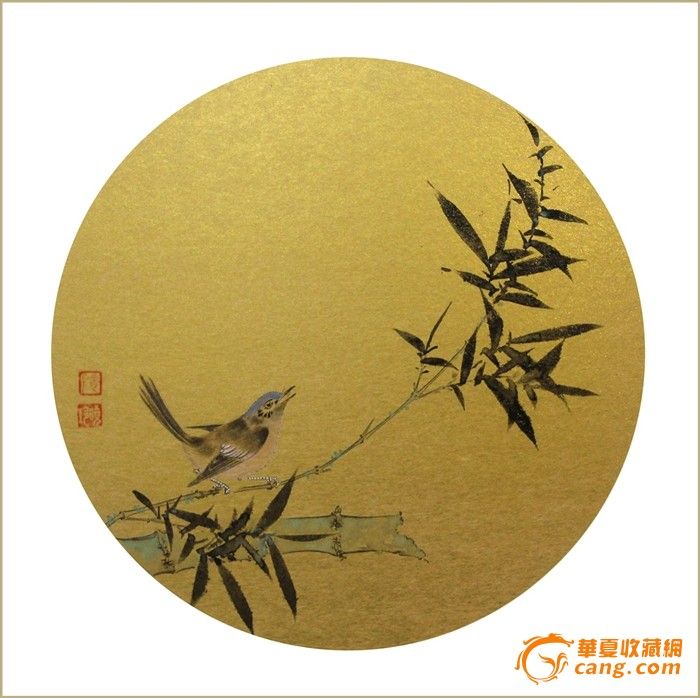 【花鸟】天津美院研究生-【隋晓玲】卡纸--竹子小鸟